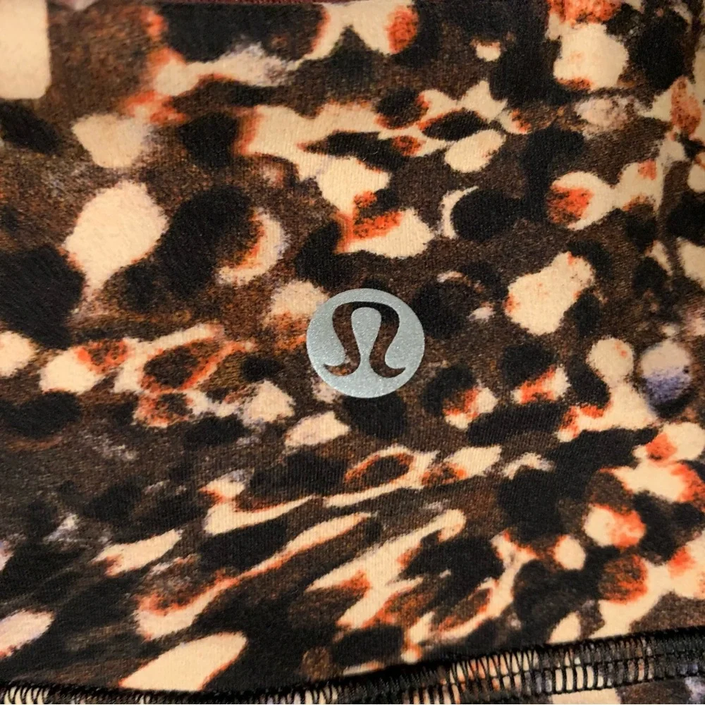 Lululemon Invigorate Hi-Rise Crop 23” Motion Flux Multi Size 8 Pockets Leggings